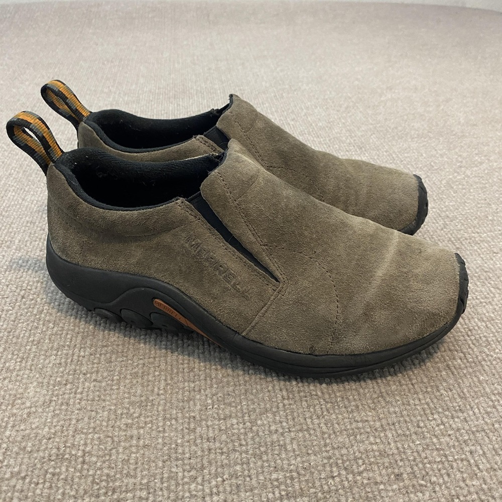 Merrell Jungle Moc Shoes Mens Size 7 Brown Suede Slip On Comfort J63787W